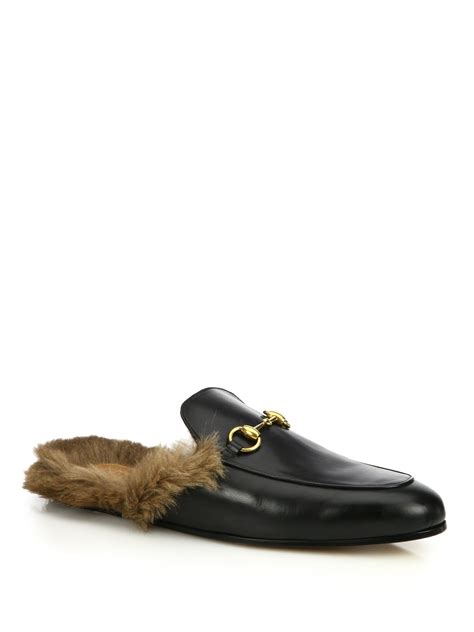 gucci slide with fur|Gucci fur slides women.